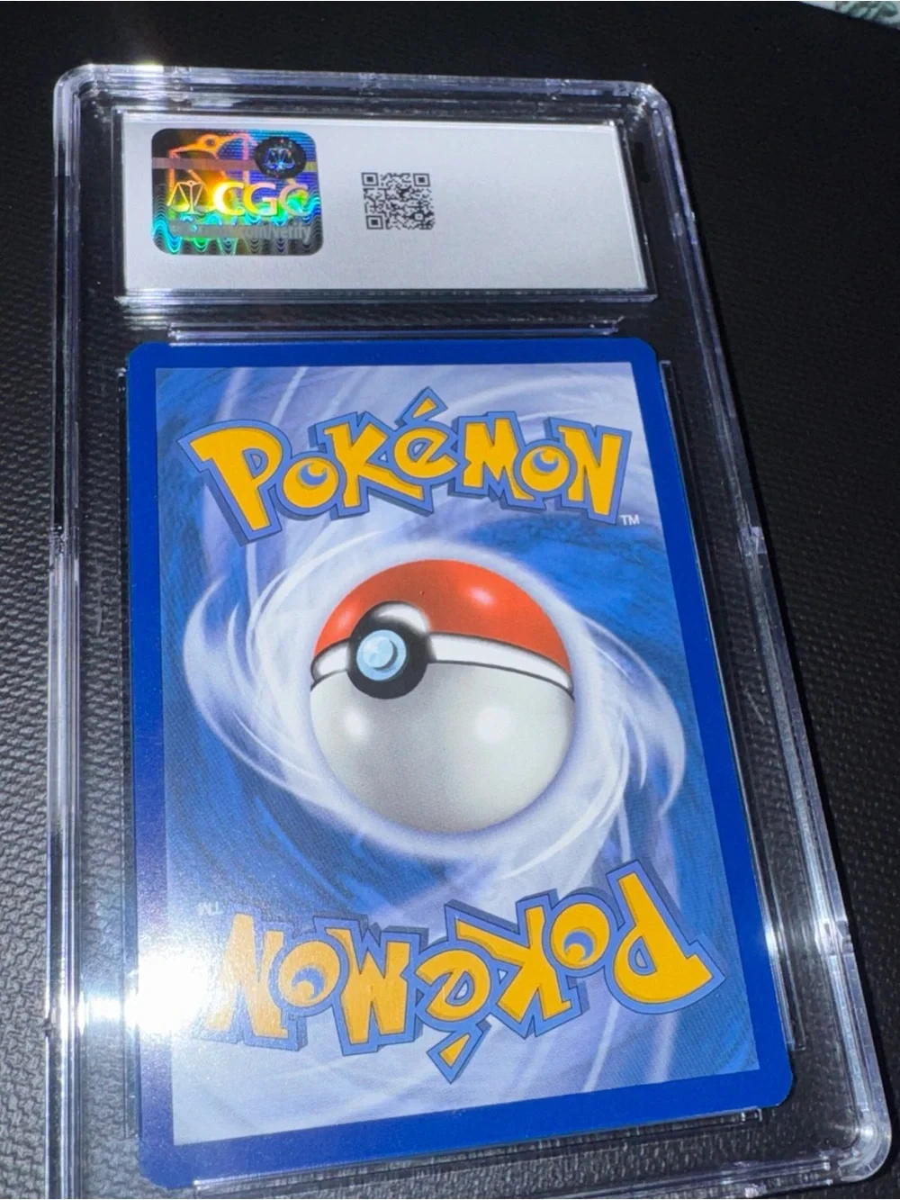 CGC Graded mint 9 Slowbro Shiny Rare Holo Card -(Paldean Fates 117/091)